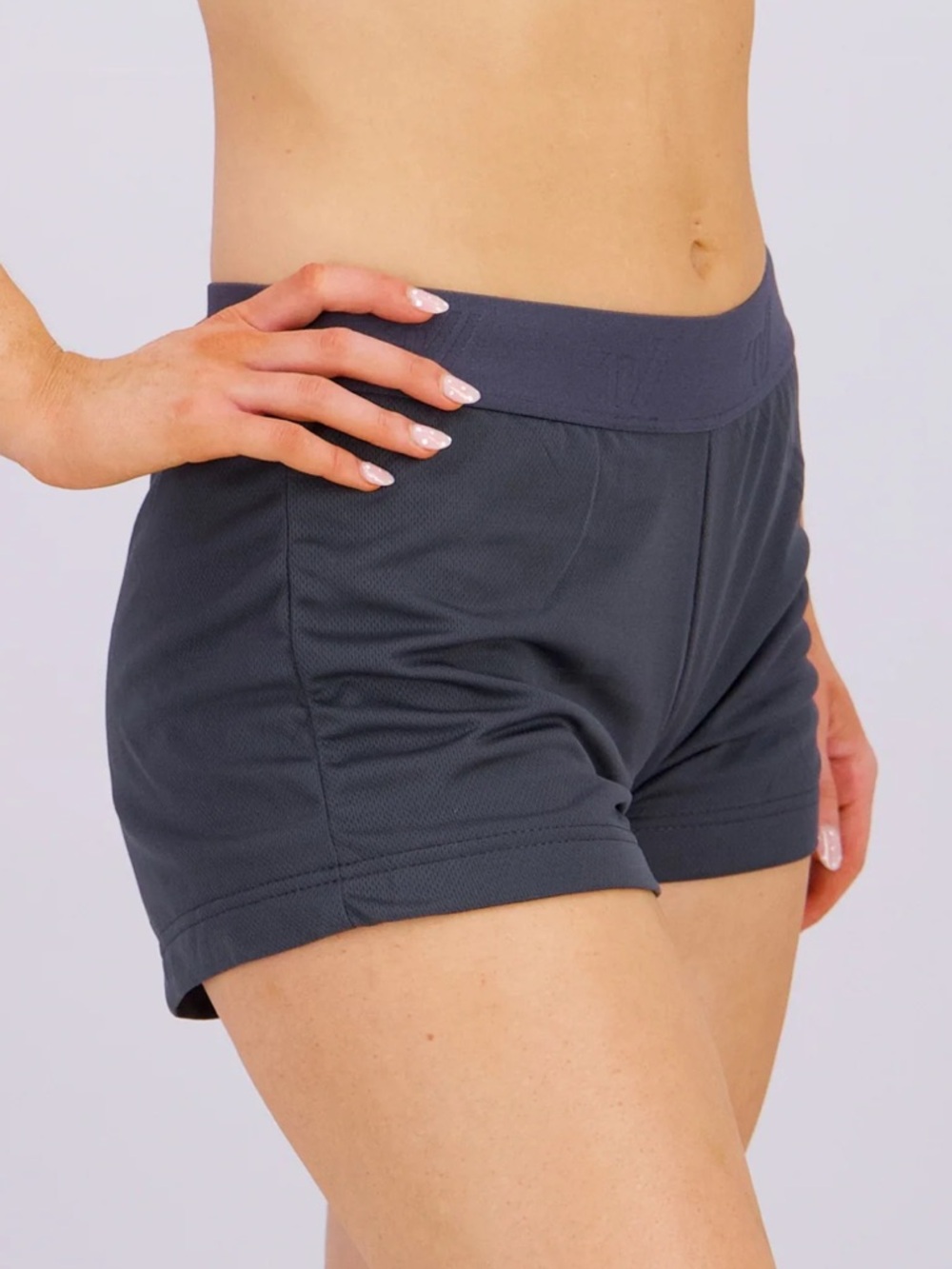Varsity Women's Athletic Shorts — Charcoal
